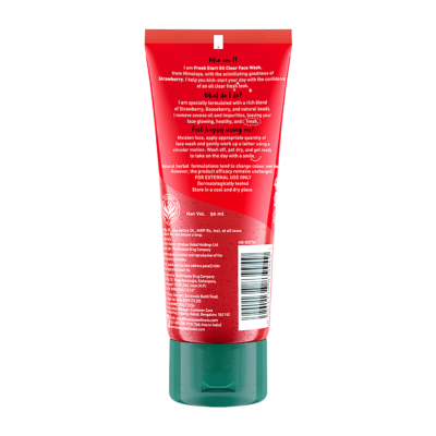 40127531 3 3 himalaya fresh start oil clear strawberry face wash