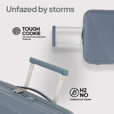 American Tourister Grey Trolley3