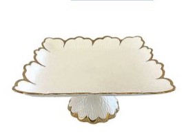 Novah square footed platter