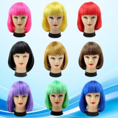 Multi Color Shiny Hair Wig Woman (Yash:128)