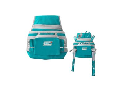 Mr. Light Total Single Tools Pouch Size：L32*W28cm with 10Pcs Pockets 2PCS Hammer Holders Material：600D Polyester THT16P1011