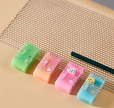 DEOXY Rub-A-Long Soft Eraser – Clean Erasing, No Colour Marks, Multi-Color (ER-5203-RY)