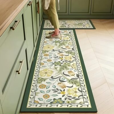 Roslen 2-Piece Anti-Fatigue Kitchen Mats – Memory Foam, Waterproof & Non-Slip