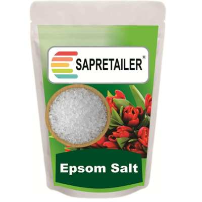 SAPRETAILER Epsom Salt Magnesium Sulphate Fertilizer for Plants 1 Kg