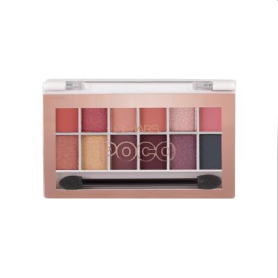 MARS Poco Face Makeup and eyeshadow Palette with Slider Case | Free Applicator | Long Wearing | Highly Pigmented and Easy to Blend 21 Shades (20g) (03-Multicolor)