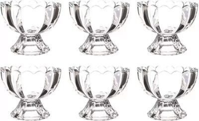 KP International ice Cream Cup Plastic Unbreakable Fancy Dessert ice-Cream Cup Bowl with Fabulous Design-6 PCS Set Dessert Bowl, Serving Cup ice Cream Cup Set of 66 pcs ice crem Cup.-1_KP71