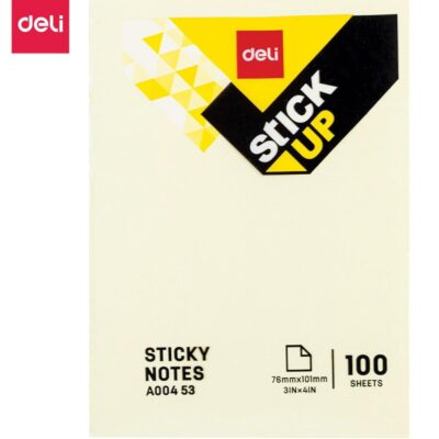deli wa00453 sticky notes 70gsm 100 sheets 76x101mm pack of 4 product images orv9odd3yzt p607005944 0 202312291946