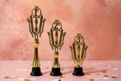 winner concept with golden prizes 23 2149059616