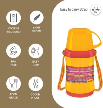 470 angelina 500 plastic insulated flask 470 ml orange bpa free original imaghy2agctavctf