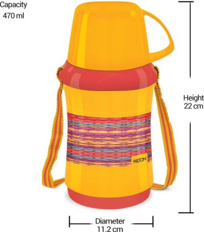 470 angelina 500 plastic insulated flask 470 ml orange bpa free original imaghy2auu5hubgf
