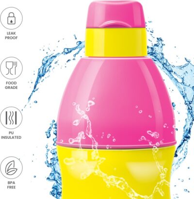 500 kool buddy 600 plastic insulated water bottle with straw for original imagrfracxnqfkgk