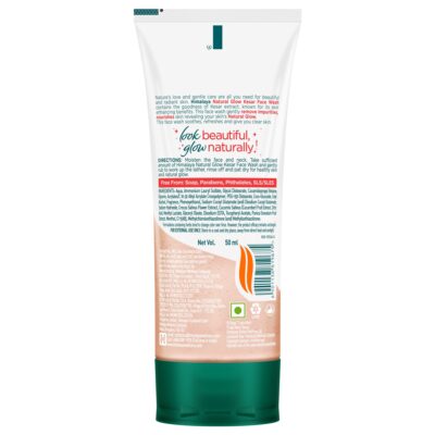 7341625 2 Himalaya Natural Glow Kesar Face Wash 50ml Tube BOP
