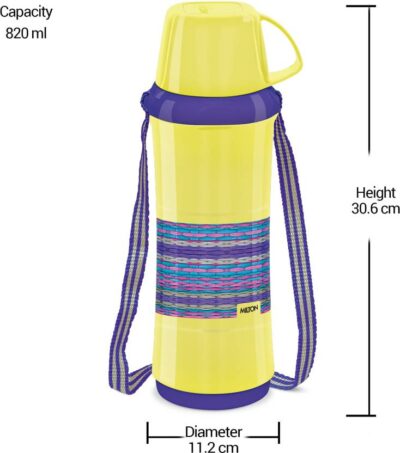 820 angelina 1000 plastic insulated flask 820 ml yellow bpa original imaghy27rhashzv2