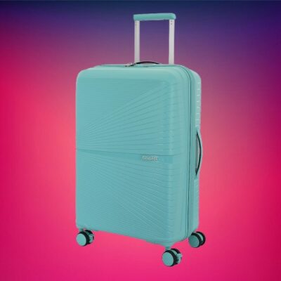 American Tourister Trolley Turquoise5