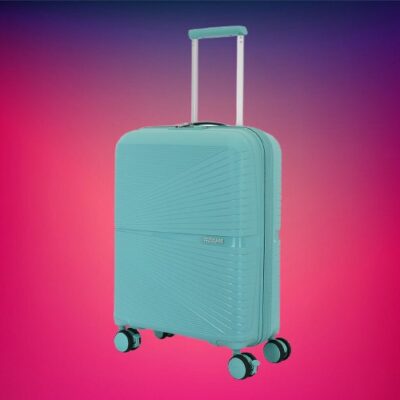 American Tourister Trolley Turquoise6