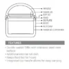 milton plastic dark pink new big bite insulated inner tiffin box with additional plate and handle 900 ml product images orvpwpbf5lh p603500809 3 202308021322