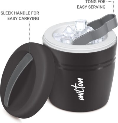 polar ice storage pail with tong marble grey milton 1 4 original imagqcxcbjad2nff