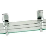 18 inch toughened glass shelf 500x500
