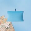 2 Way Magic Travel Pillow (Blue Stripes)