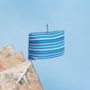 2 Way Magic Travel Pillow (Blue Stripes) 3