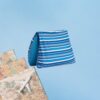 2 Way Magic Travel Pillow (Blue Stripes) 6