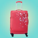 American Tourister Popdot Soft Luggage Bag Claret Red