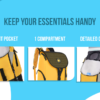 Skybags GRAD PRO 03 LAPTOP BACKPACK Yellow 4