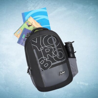 Skybags KLAN 03 SCHOOL BACKPACK BLACK 1
