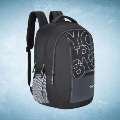 Skybags KLAN 03 SCHOOL BACKPACK BLACK 6