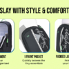 Skybags TRIBE PLUS 01 BACKPACK Black