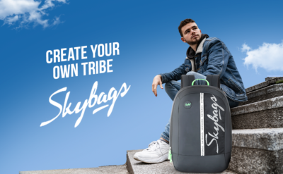 Skybags TRIBE PLUS 01 BACKPACK Black 4