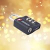 TSA 3 Dial Combination Lock Black