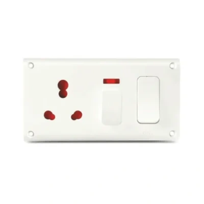 5-in-1 Universal SS.combined -with fuse, indicator & safety shutter GM 8051