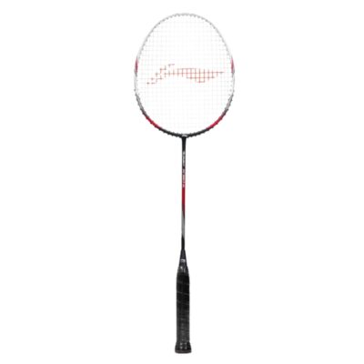 Li-Ning Turbo X 90 III Unstrung Badminton Racket – G6 | Lightweight Graphite Frame for Power & Control | Black/White/Maroon | Ideal for Intermediates
