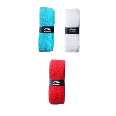Li-Ning GC001- Towel Grip Badminton Racket Grips Assorted Colours (3)