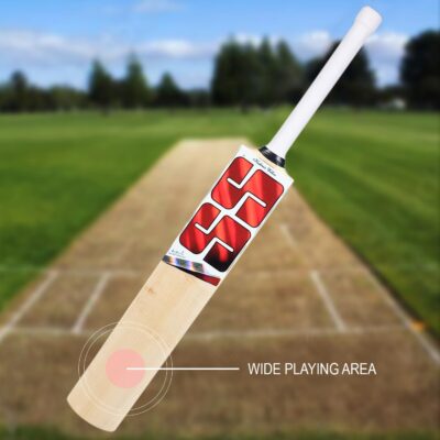 SS kw Master grade 5 kw Kashmir Willow Cricket Bat ( Size: Short Handle,Leather Ball ), Multicolour