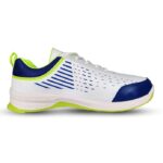 SG Mens Yorker Cricket Shoes, White/R.Blue/Lime - 7 Uk