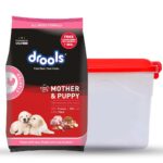 Drools Chicken and Egg Mother & Puppy Dry Dog Food 1 kg Free with Container