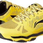 Li-Ning Ranger Lite Z1 Non-Marking Cushion Badminton Shoe(Yellow/Black, UK 5)