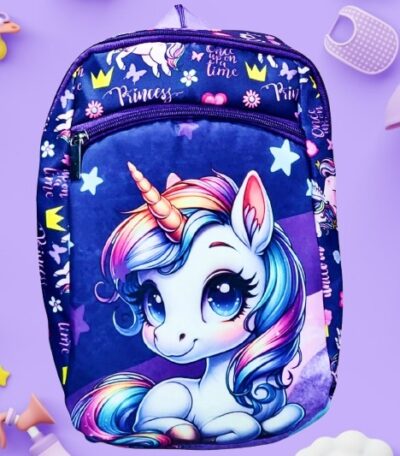 Cute Unicorn Pictured Kids Backpack (Model 010)