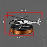 Helicopter Solar Car Air Freshener Aromatherapy Car Interior Decoration Accessories Perfume Diffuser (Random Color)