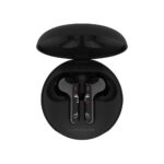 LG Tone Free Hbs-Fn5U True Wireless Bluetooth in Ear Earbuds -Uvnano 99.9% Bacteria Free,Prestigious British Meridian Sound,Dual Microphones,Ipx4 Water Resistance,Total 18 Hours Battery Life(Black)