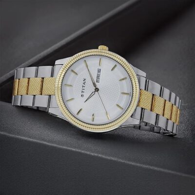 Titan Octane Analog Silver Dial Men's Watch-NL1650BM03/NP1650BM03