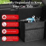 Trunk Boot Organizer, Car Storage and Organizer Anti Slip Car Accessories Organizer for Car, Suv, Sedan, Truck, Minivan Anti Slip Bottom (Small)