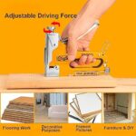 INGCO Stapler, 3 in 1 Nail Gun with 600 Staples, for Wood, Furniture