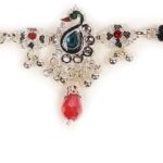Antique Silver Alloy Multistrand Anklet For Girls & Women