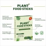Plant Food Fertilizer Sticks for All Home Garden Indoor & Outdoor Plants | Plant Growth Booster, fertilizer for Plants | Plant Booster for Speed Growth, Multi-Purpose Fertilizers (40 STICK)