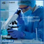 Powder Free Nitrile Hand Gloves, Food Grade, Made in Malaysia (Medium, Blue, Box of 80), Pack of 1