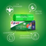 Garbage Bags for Dustbin/Trash Bag | 45 Pcs | Large 24 X 32 Inches | 15 Pcs x Pack of 3