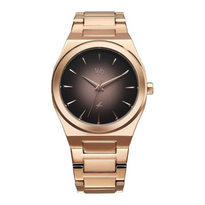 Fastrack Vyb Quest Quartz Analog Black Dial Watch for Men